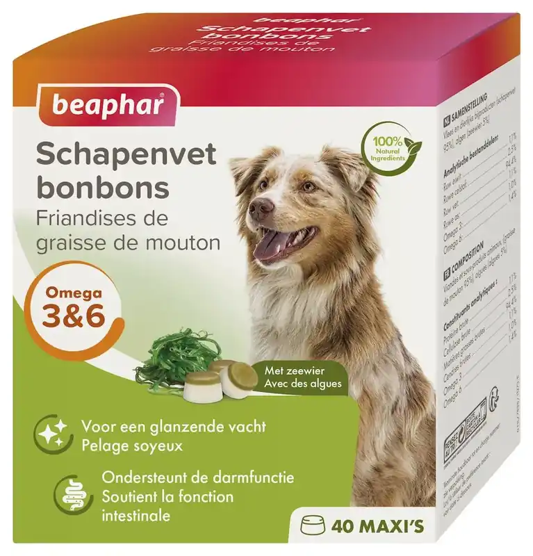 Beaphar Schapenvet Bonbons Zeewier 245 Gram Laatste Versie