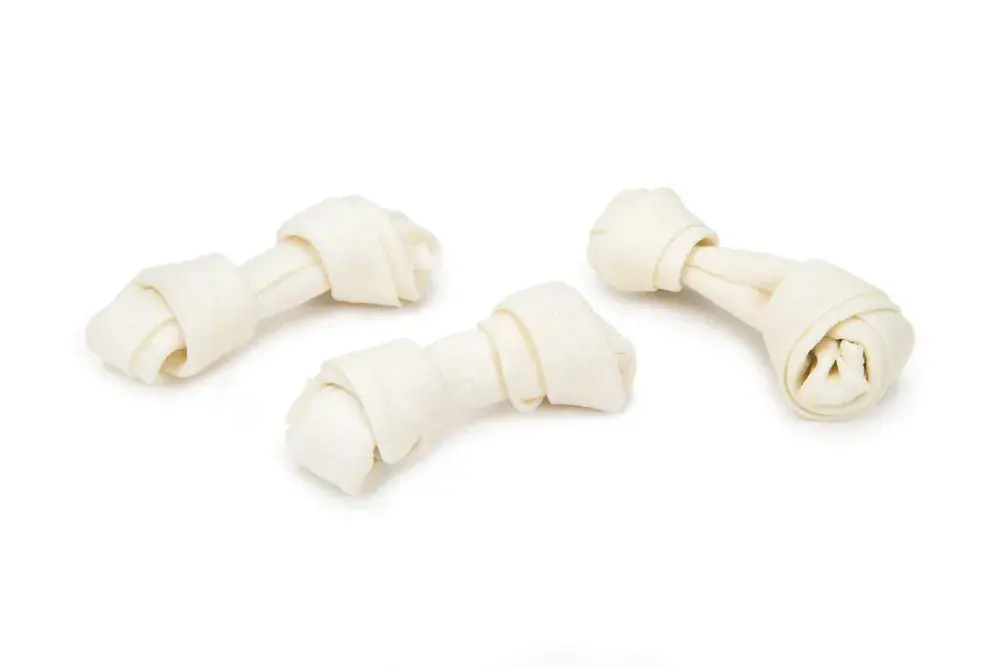 Beeztees Kauwknoop Wit 7 cm 12 Stuks Express Levering