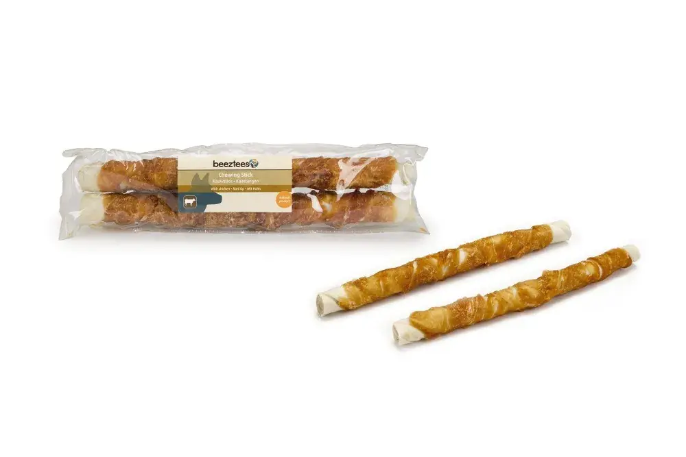 Beeztees Kauwstick Kip 25 cm 2 Stuks Meest Verkocht