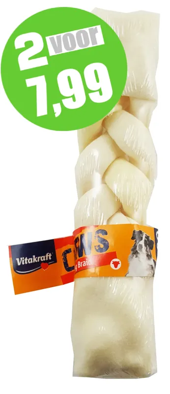 Vitakraft Chewing braid 8" Snelle Levering