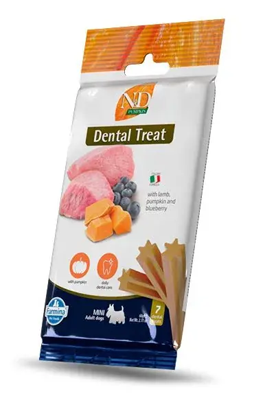 Actieprijs N&D Dental Treats Pumpkin Lamb Mini 60 gr