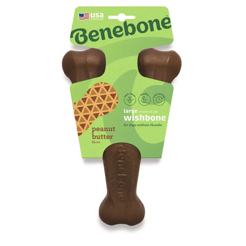 Benebone Wishbone Pindakaas L Finale Uitverkoop