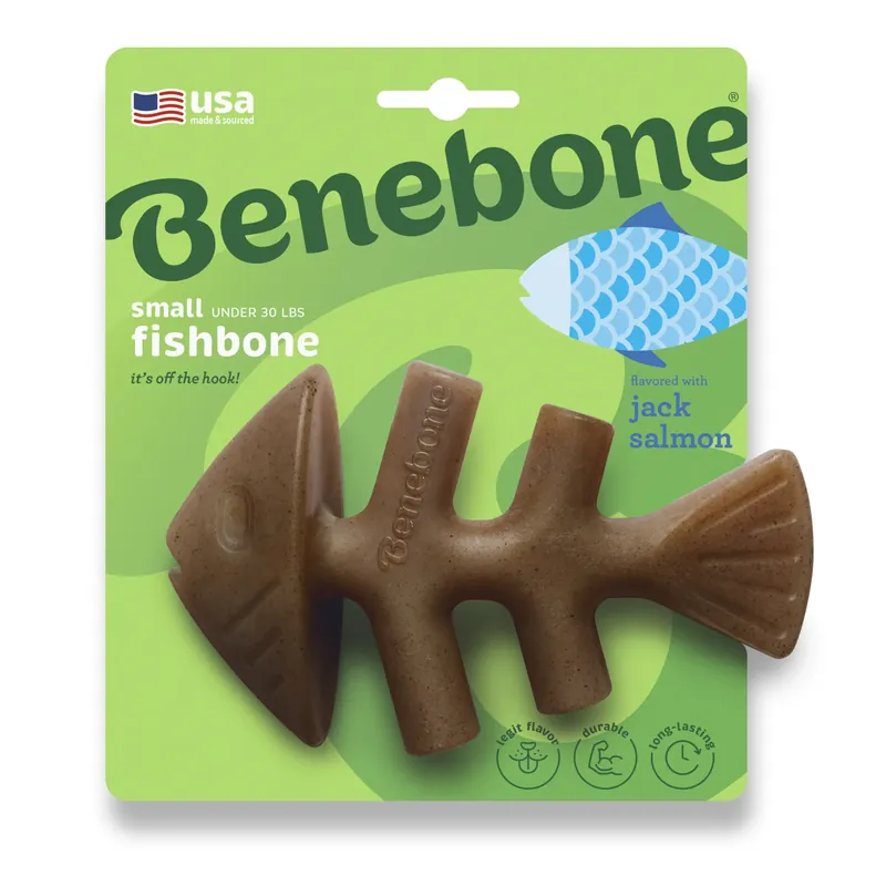 Betrouwbaar Benebone Fishbone Zalm S