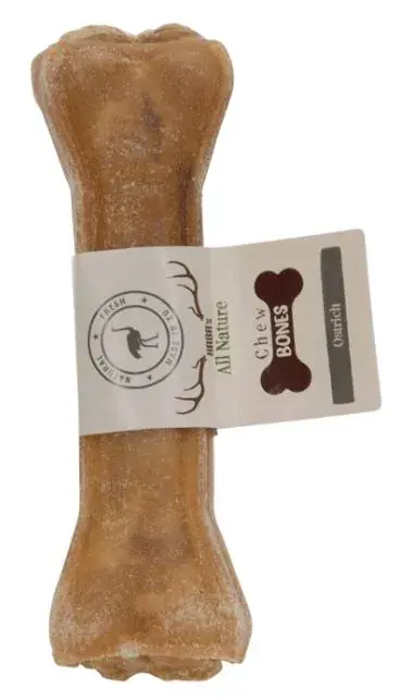 Veilige Betaling Hab All Nature Kauwbot Met Struisvogel 210 gr 22 cm