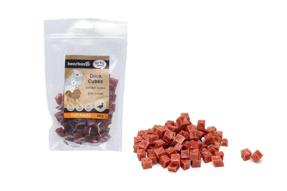 Beeztees Eenden Cubes 200 gr Koop Vandaag