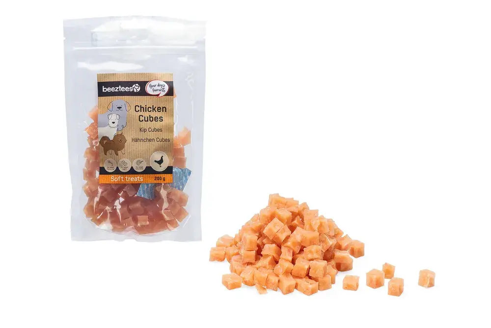 Beperkt Aanbod Beeztees Kip Cubes 400 gr
