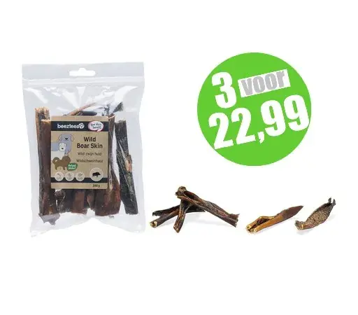 Beeztees Wild Zwijn Huid 200 gr Betaalbaar