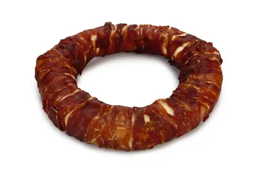 Beeztees Culinair Kauwring met Eend - Hondensnack - 1 Stuk - 19 cm Hete Deal