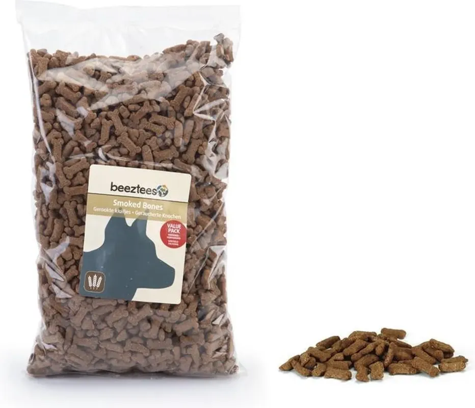 Actieprijs Beeztees gerookte kluifjes - 1400 gram voordeelzak