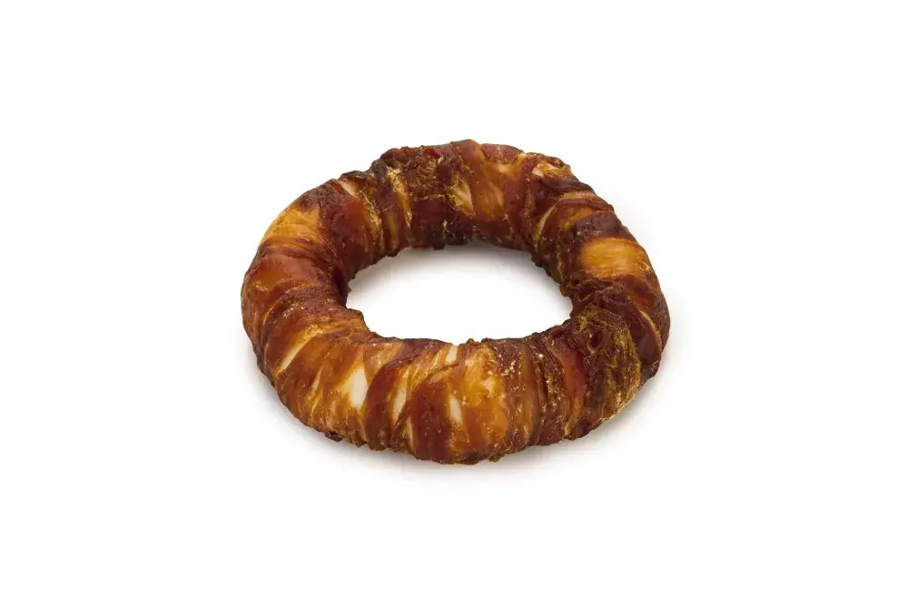 Betaalbaar Beeztees Culinair Kauwring met Eend - Hondensnack - 1 Stuk - 12,5 cm