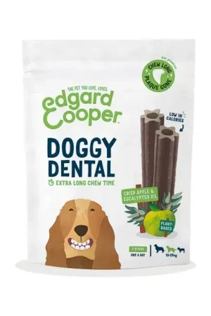 Uitverkoop Edgard & Cooper Doggy Dental Apple & Eucalyptus Medium 7 stuks - 160 gram