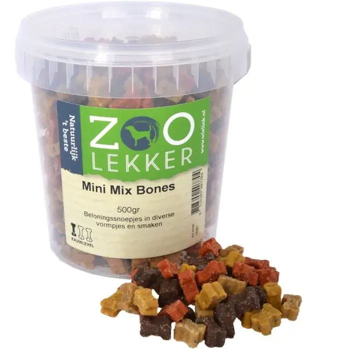 Beperkt Aanbod Zoolekker Mini Mix Bones 500 gr