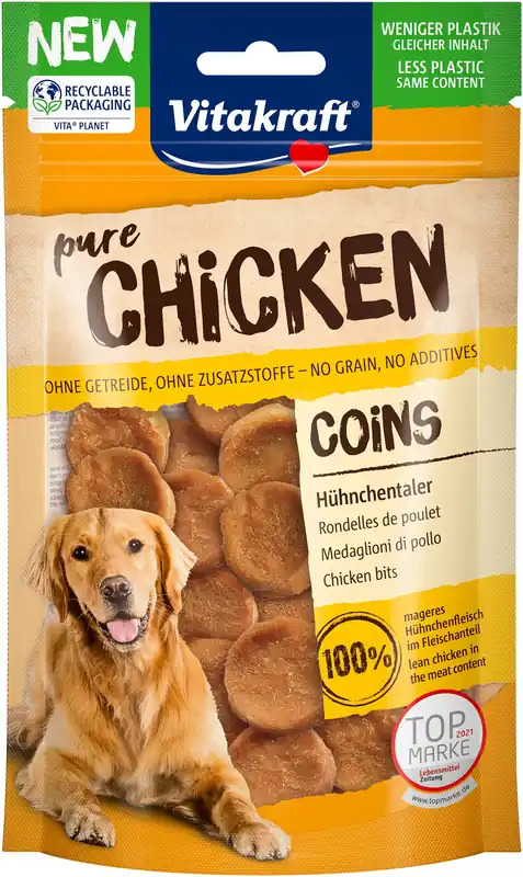 Vitakraft Chicken Munten Kip Hond - hondensnack - 80 gram Favoriet