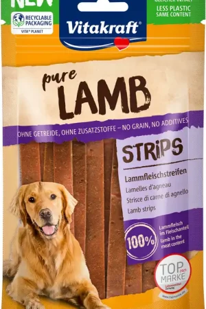 Vitakraft Lamb Vleesstrips Hond - hondensnack - 80 gram Meest Verkocht