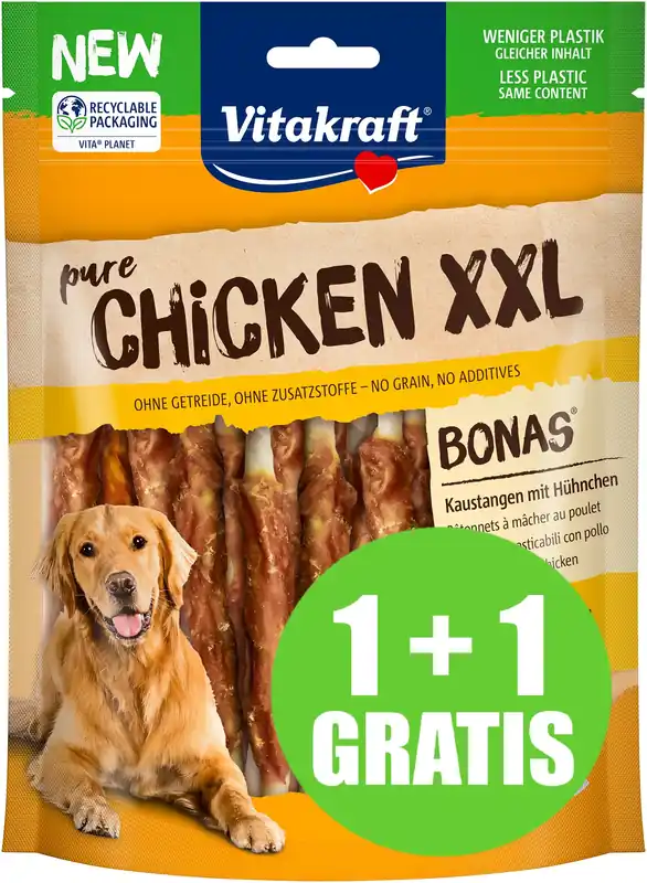 Snelle Levering Vitakraft Chicken Bonas XXL - hondensnack - 200 gram
