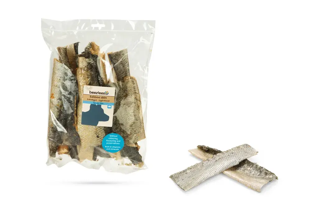 Beeztees Zalmhuid 150g Populair
