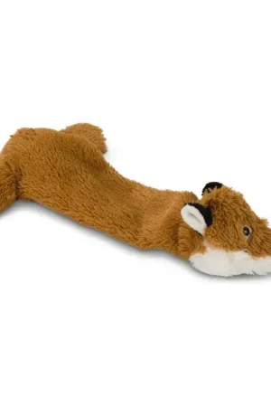 Beeztees Flatinos Plu Vos Yuna Bruin 36 cm Lage Kosten