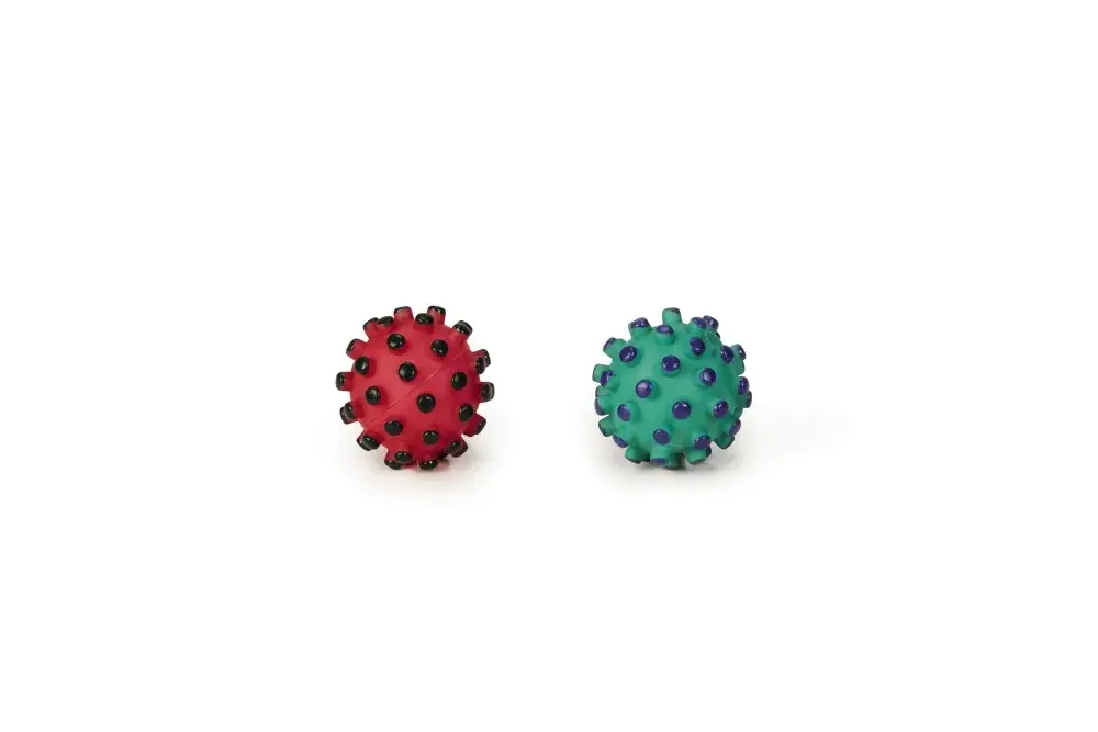 Beeztees Vinyl Stekelbal Klein 6 cm 1st. Veilige Betaling