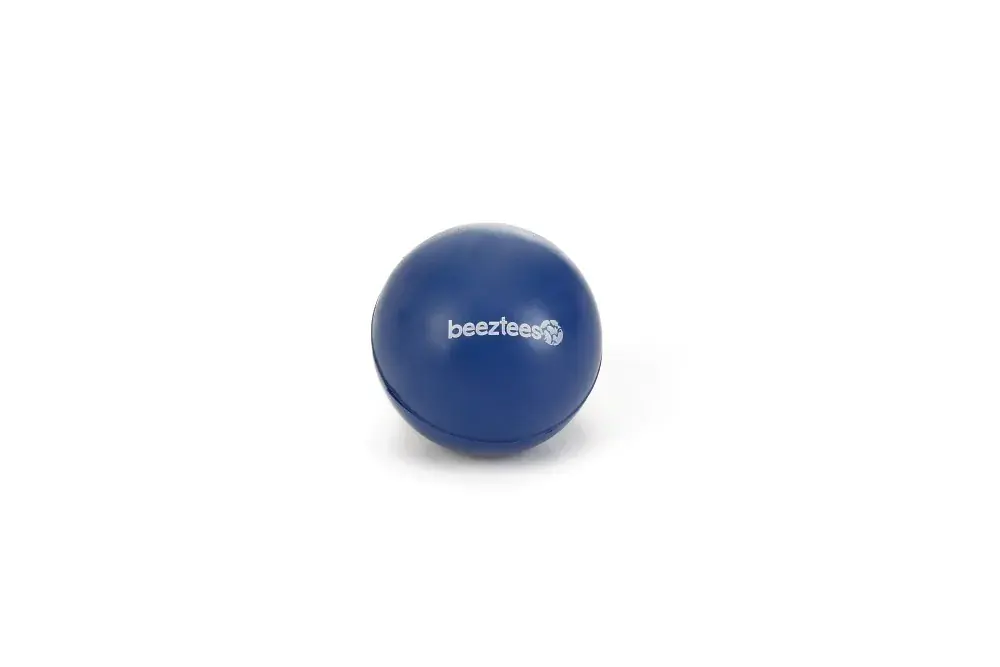 Beeztees Rubber Bal Massief Blauw 4,5 cm Premium