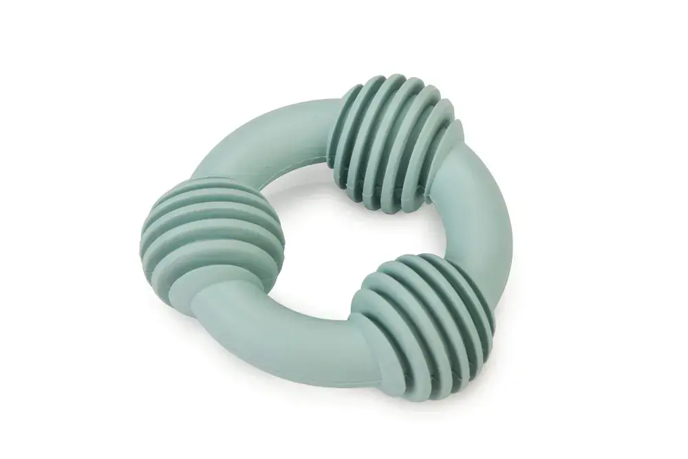 Beperkte Voorraad Beeztees Rubber Dental Ring Puppy Grn 8 cm