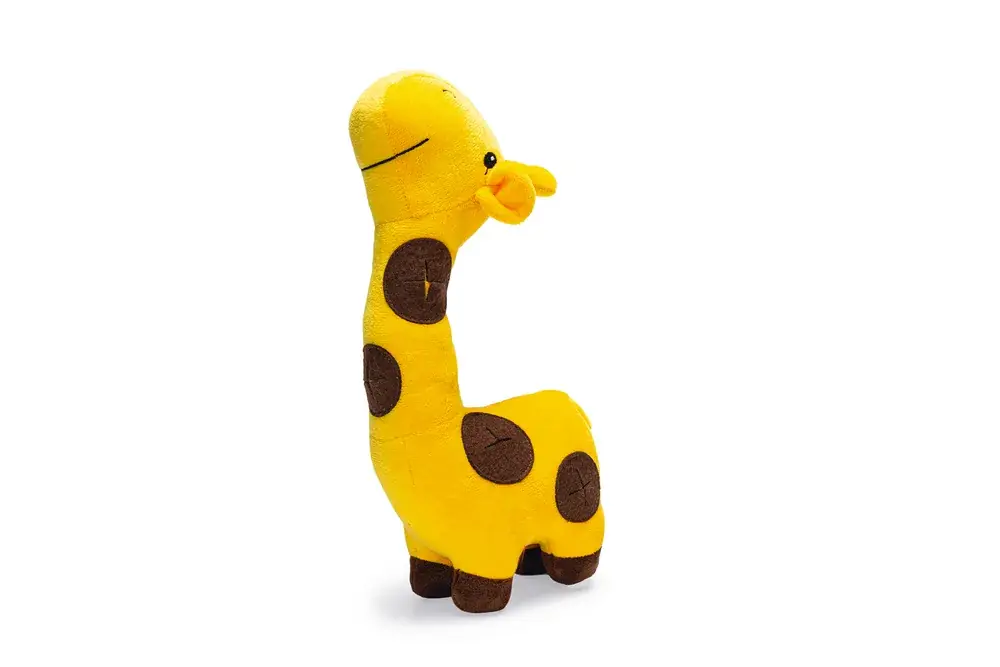 Beeztees Pluche Jungle Gigi Geel 29 cm Direct Beschikbaar
