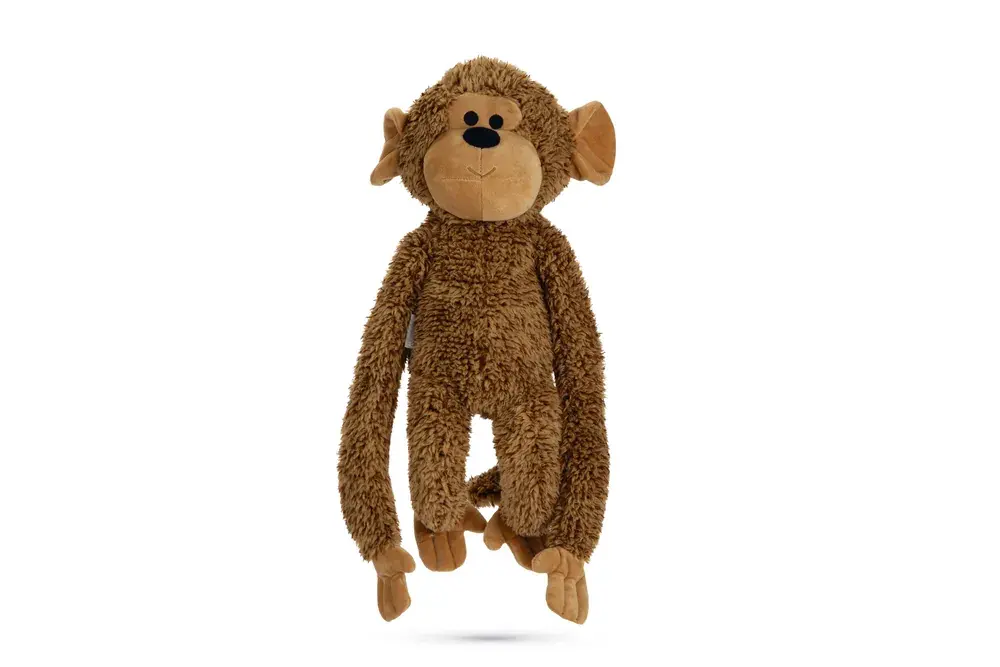 Beeztees Pluche Jungle Aap Vik Bruin 40 cm Veilige Betaling