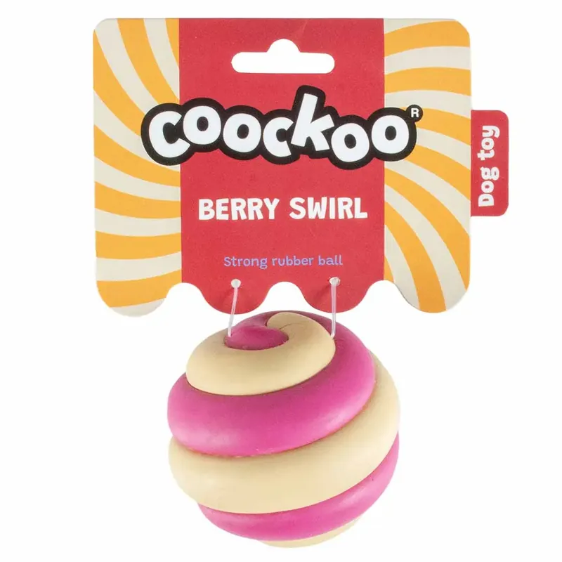 Actieprijs Duvo+ Hondenspeeltje Berry Swirl 7,5 cm Roze/Beige