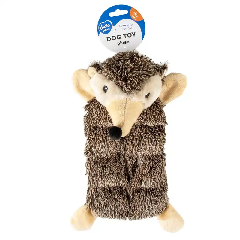 Veilige Betaling Duvo+ Pluche Egel Squeaky 36x21x10 cm Bruin