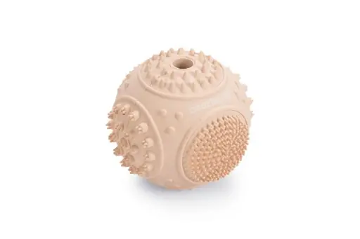 Lage Prijs Beeztees Puppy Rubber Dental Bal Roze 5 cm