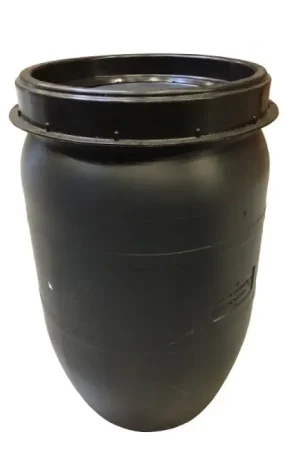 Voerton met schroefdeksel 60 liter Beperkte Voorraad