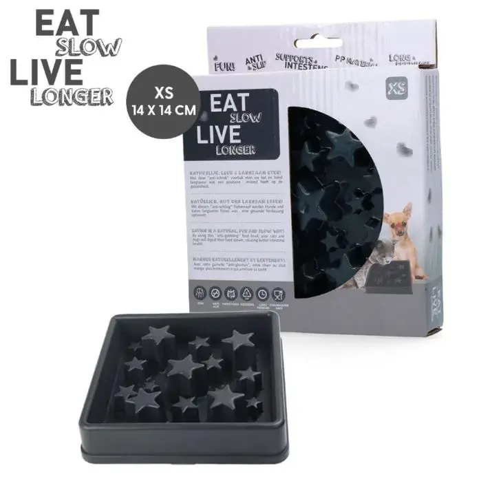 Shop Nu Eat Slow Live Longer Star Grey Xs