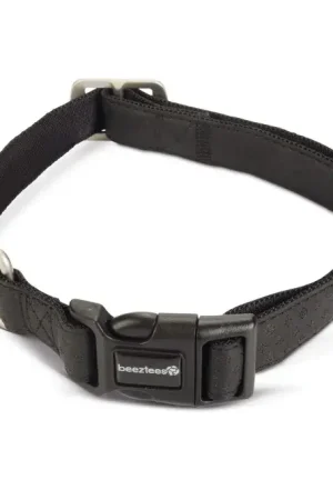Beeztees Mac leather Halsband, Zwt 25X45-70 Tijdelijk Beschikbaar