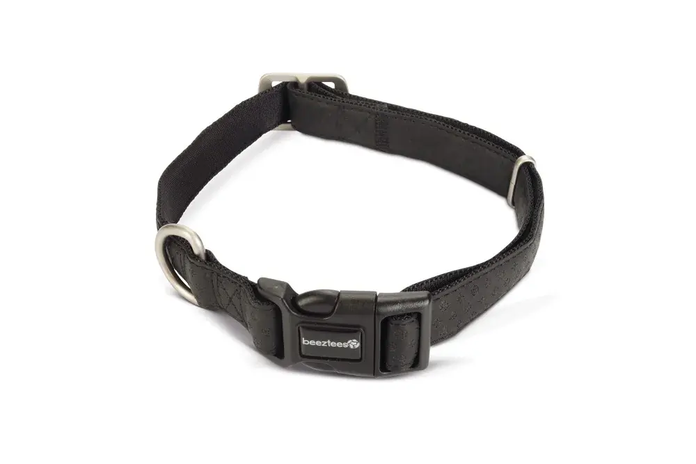 Beeztees Mac leather Halsband, Zwt 25X45-70 Tijdelijk Beschikbaar
