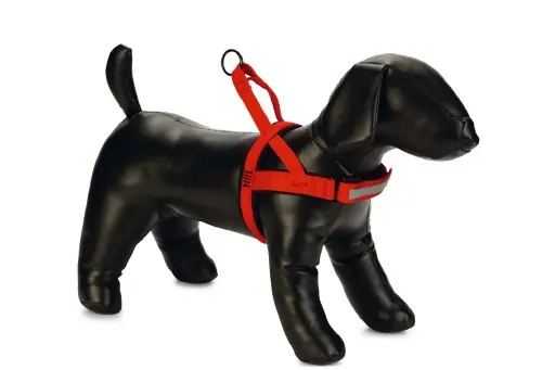 Beeztees Borsttuig Parinca Rood 32-42x20 Nieuw