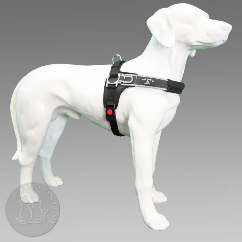 Tre Ponti Forza Reflective Xxl Zwart 40-60 kg Gecertificeerd