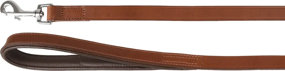 Snelle Levering Flamingo Looplijn Arizona Leder Bruin 130 cm 15 mm