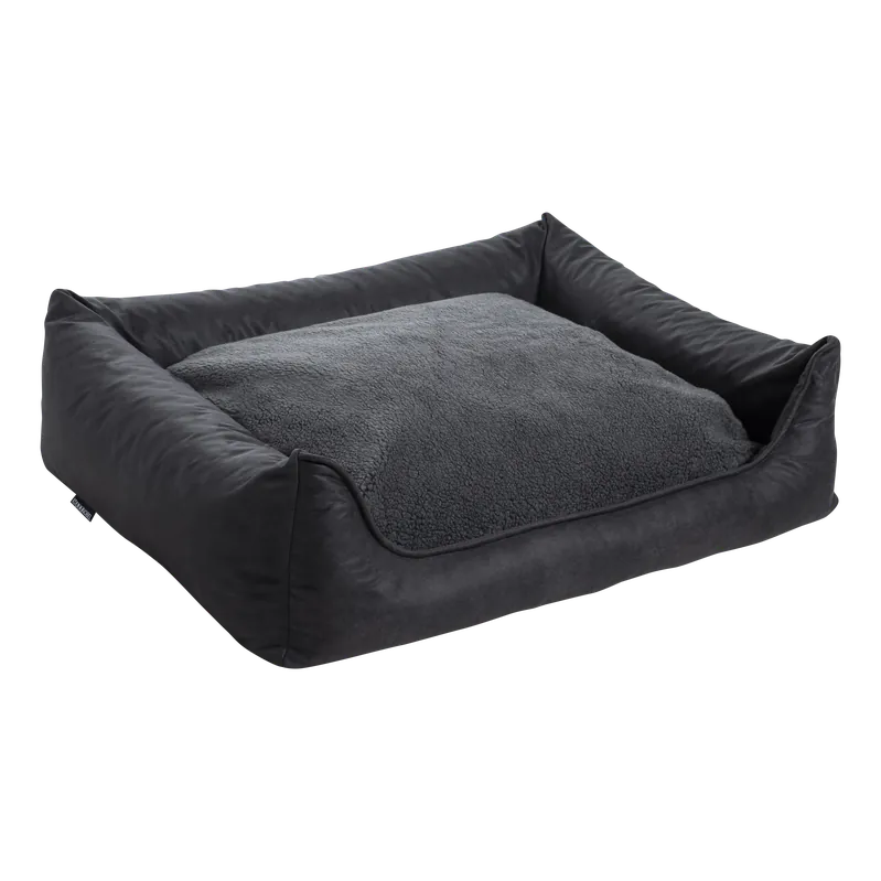 Aanbieding MaxxNobel Orthopedische sofa lederlook Teddy Zwart 90/70 cm