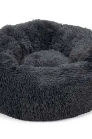 Beeztees Yali - Hondenmand - Pluche - Grijs - Diam. 50 cm Flitsaanbieding