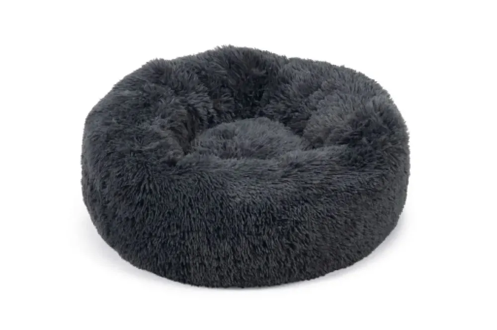 Beeztees Yali - Hondenmand - Pluche - Grijs - Diam. 50 cm Flitsaanbieding