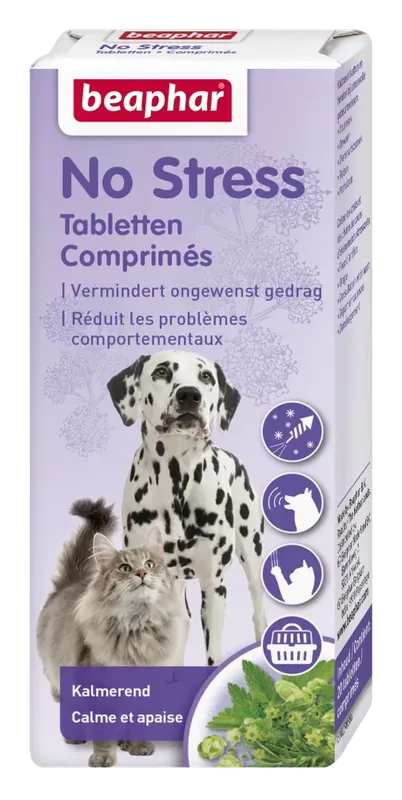 Rechtstreeks Van De Fabrikant Beaphar No Stress Tabletten (20 Stuks)
