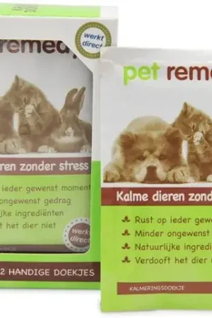 Voordeelprijs Pet Remedy comfort doekjes 12 Stuks