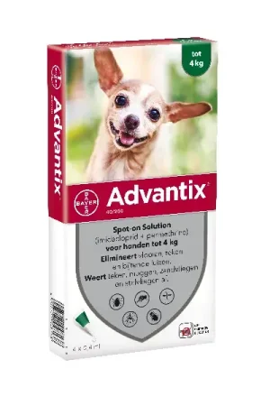 Advantix Spot On 40 0-4Kg 0,4 Ml Actieprijs