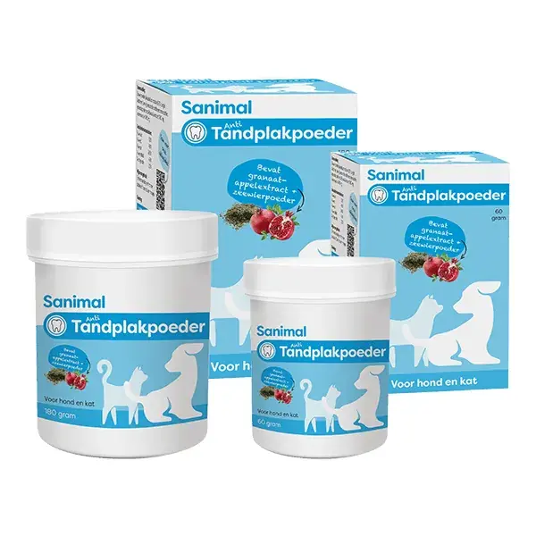 Sanimal Anti-Tandplakpoeder 180 gr Snelle Levering
