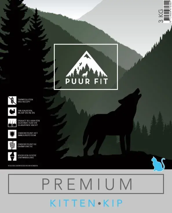 Puur Fit Premium Kat Kitten Kip 10 kilo Hete Deal