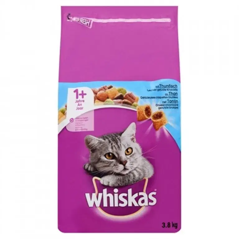 Whiskas Droog Adult Tonijn 3.8 kilo Gereduceerde Prijs