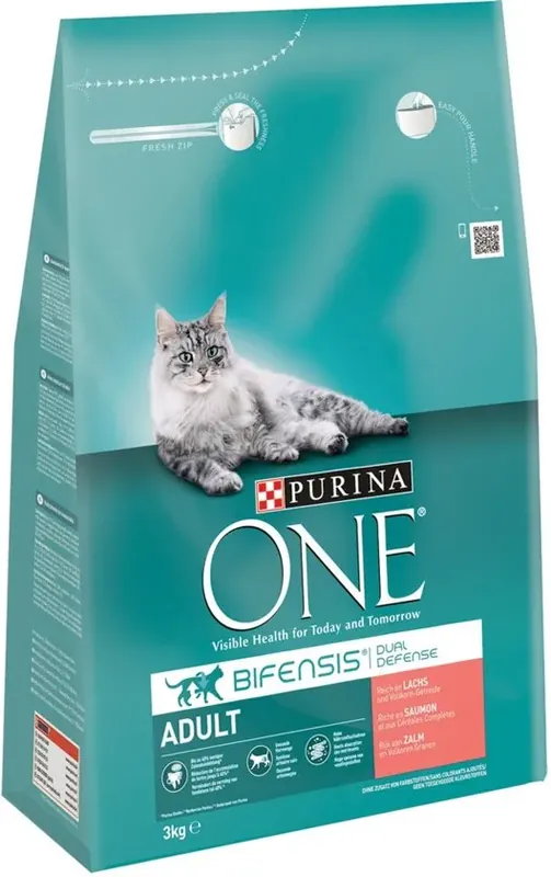 Purina One Adult Zalm/Volkoren Granen 3 kilo Tijdelijk Beschikbaar