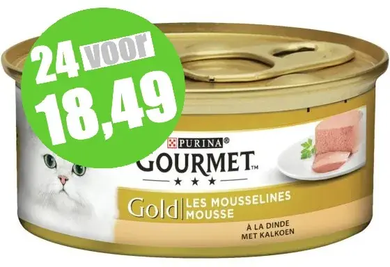 Gourmet Gold Mousse Tonijn 85 gram Gereduceerde Prijs