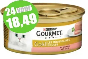 Lage Kosten Gourmet Gold Mousse Zalm 85 gram