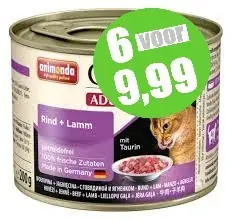 Animonda Carny Rund+Lam 200 gram Direct Beschikbaar