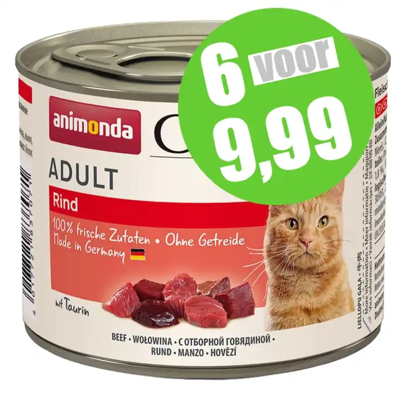 Animonda Carny Rund 200 gram Gereduceerde Prijs